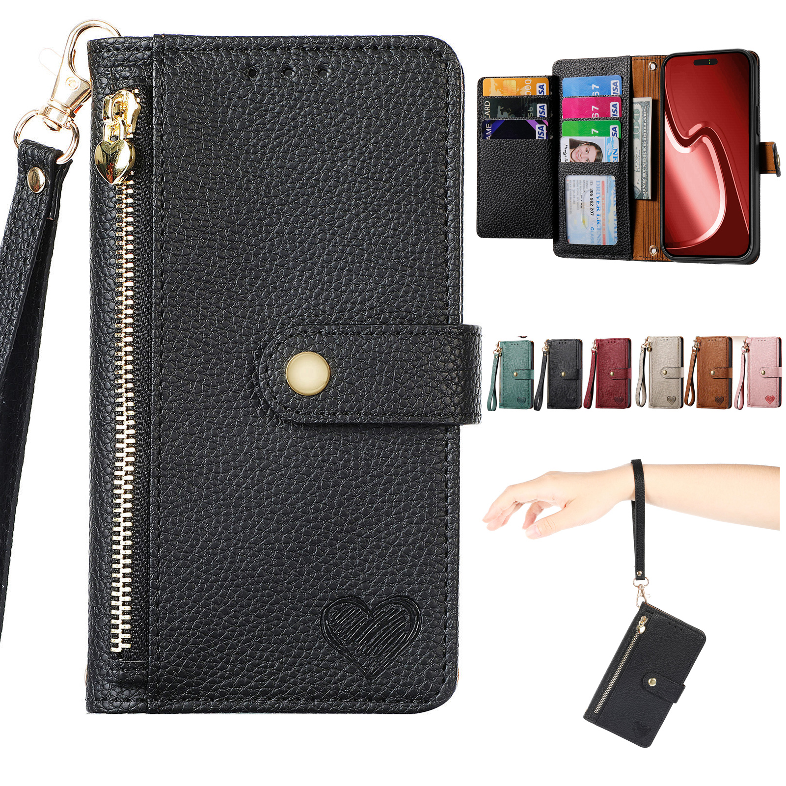 Phone Cases Motorola Edge 2025 - Leather Wallet Flip Case for Motorola