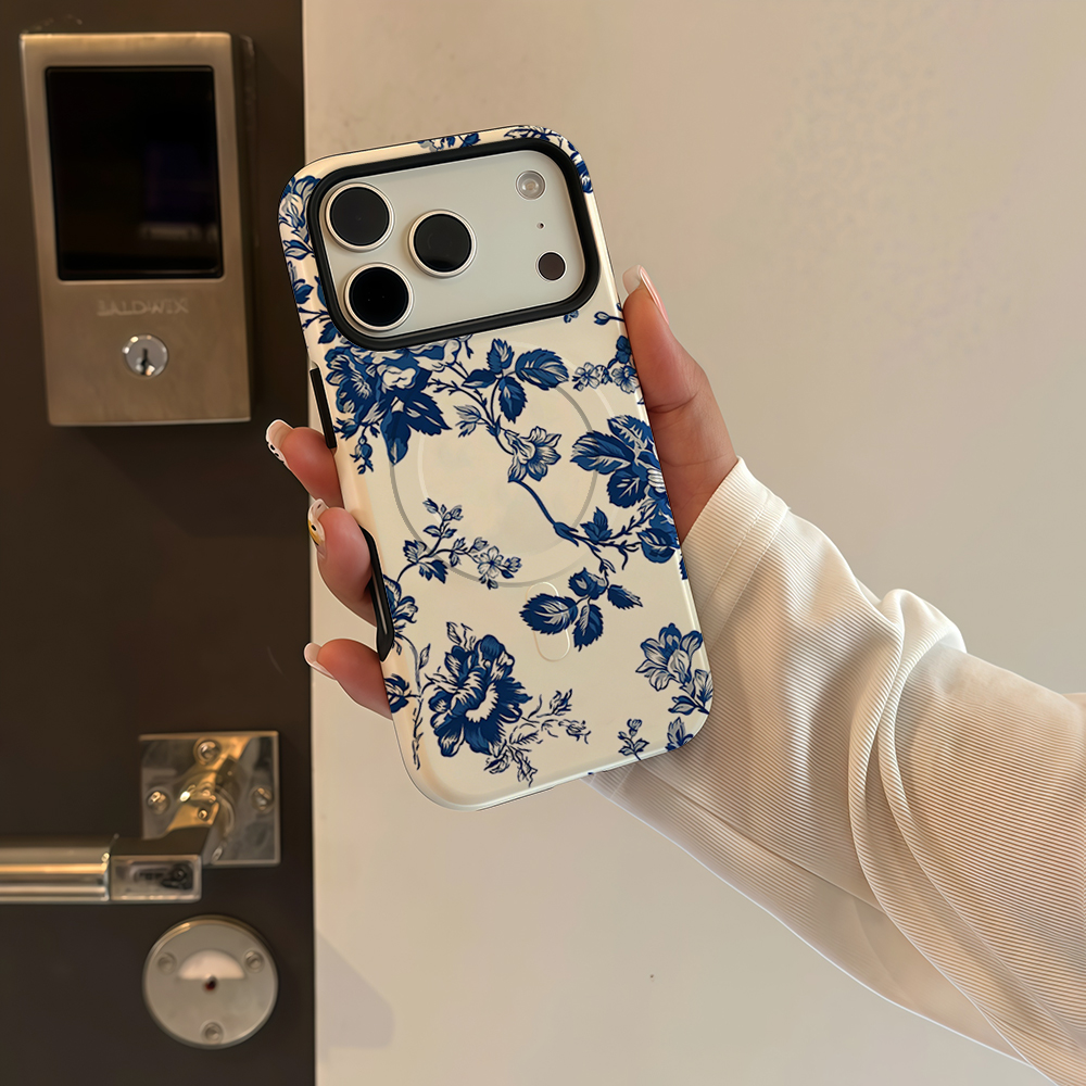 Vintage Blue Rose Phone Case F - Phone Cases Blue 리뷰 및 가격