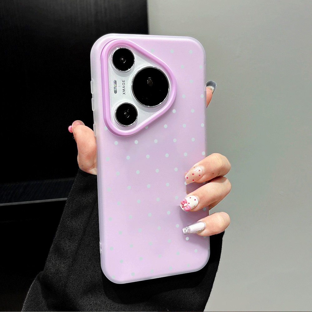 Adorable Light Blue Polka Dot  - Phone Cases Blue 리뷰 및 가격