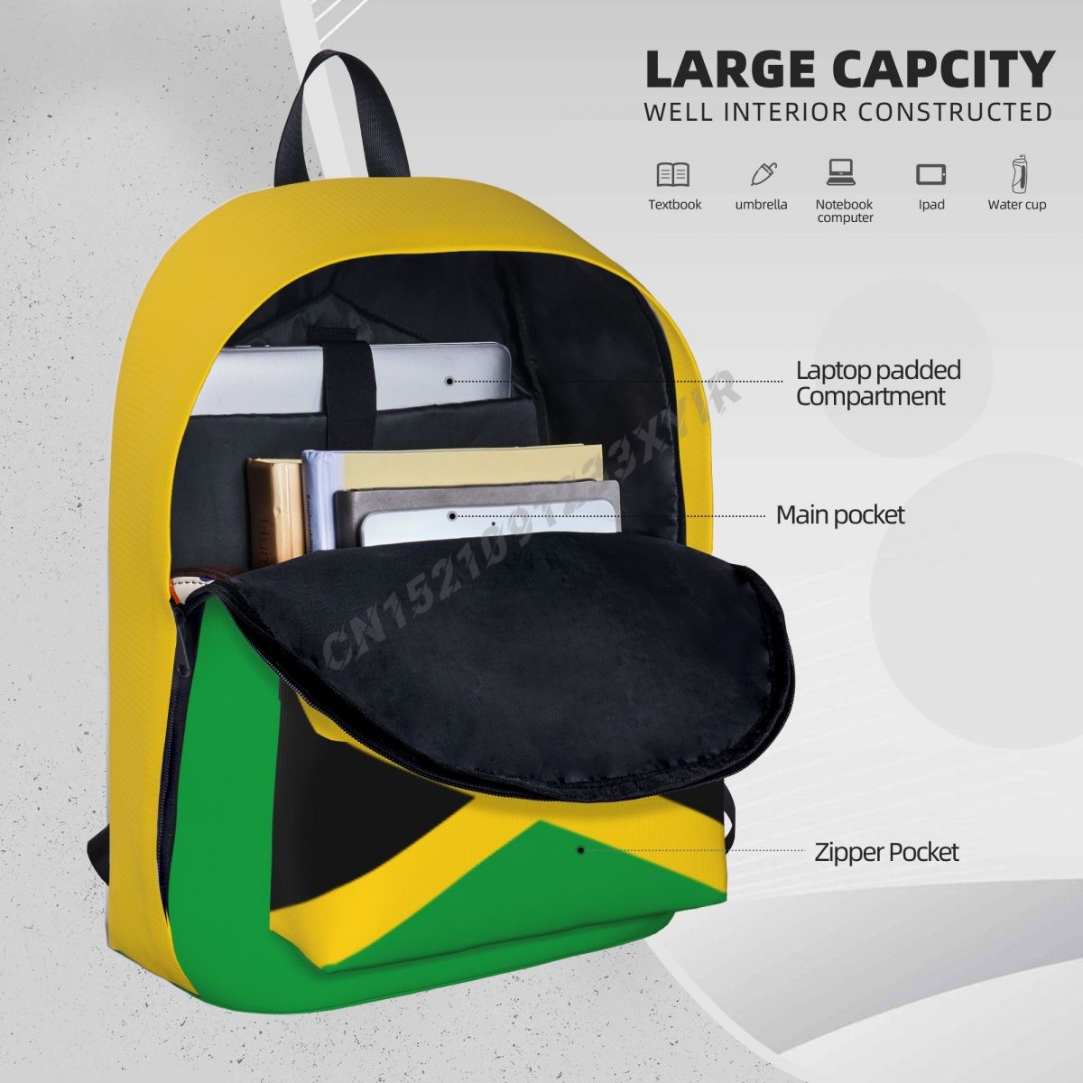 Unisex Backpack Jamaica Flag J - Phone Cases Jamaica 리뷰 및 가격