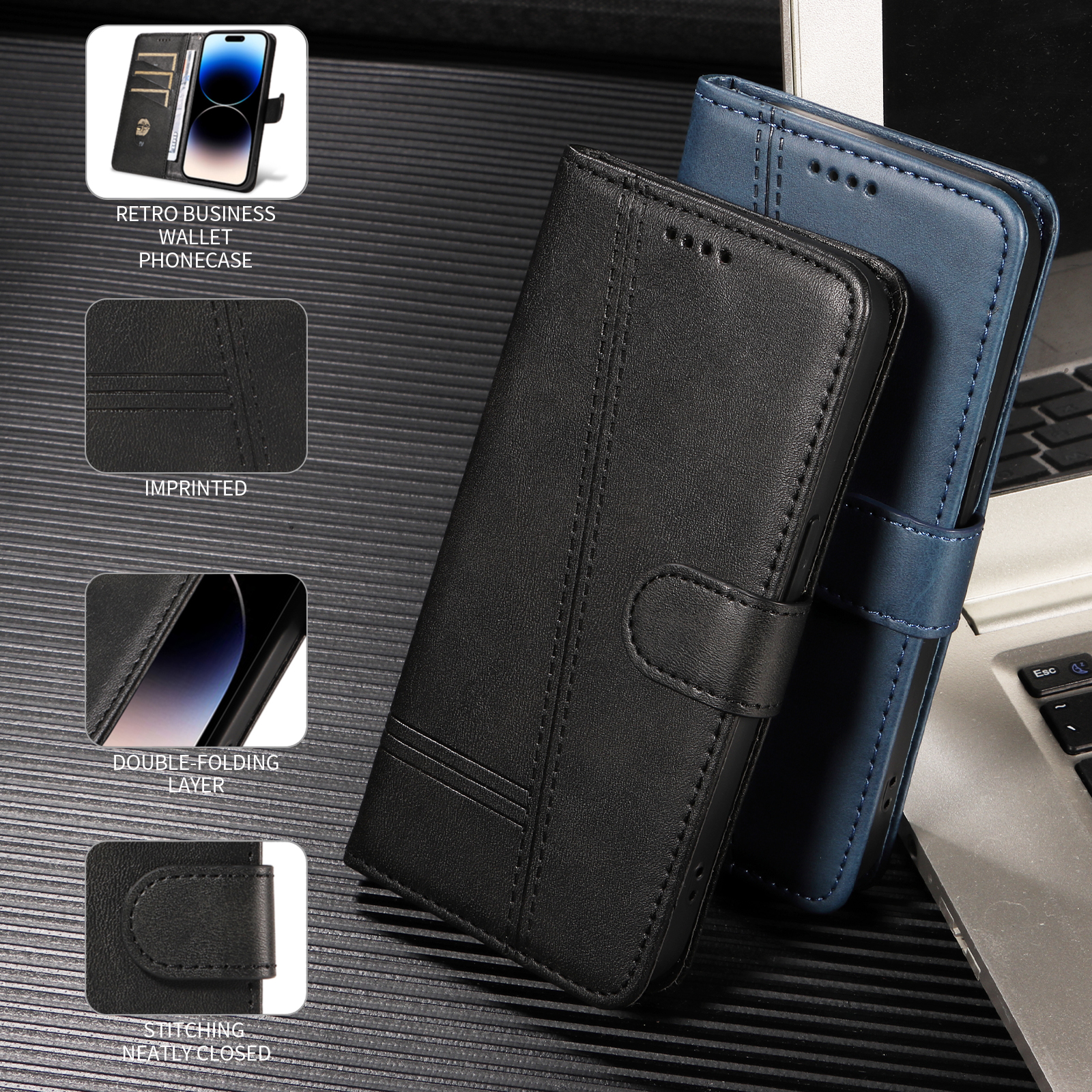 Retro Lines Wallet Case on For - Phone Cases Motorola Edge 2025 리뷰 및 가격