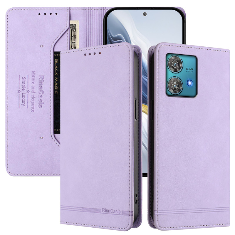 Leather Retro Anti-theft Walle - Phone Cases Motorola Edge 2025 리뷰 및 가격