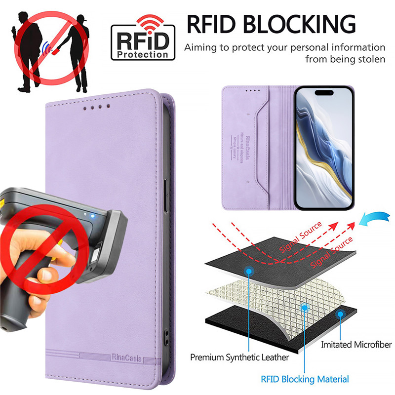 Leather Retro Anti-theft Walle - Phone Cases Motorola Edge 2025 리뷰 및 가격