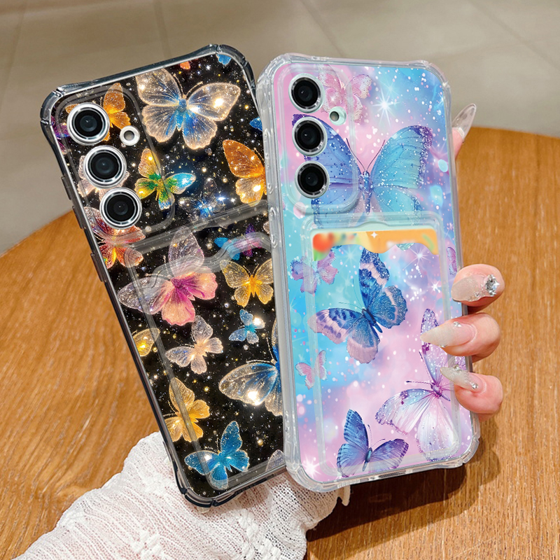 Dream Butterfly Pattern Clear  - Phone Cases Samsung S25 Fe 리뷰 및 가격