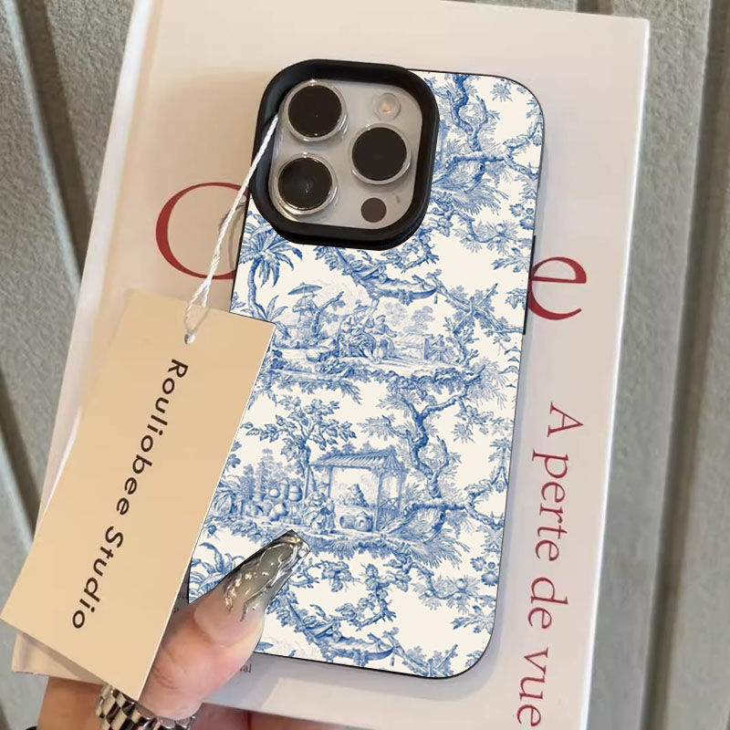 Fashion Blue White Porcelain P - Phone Cases Blue 리뷰 및 가격