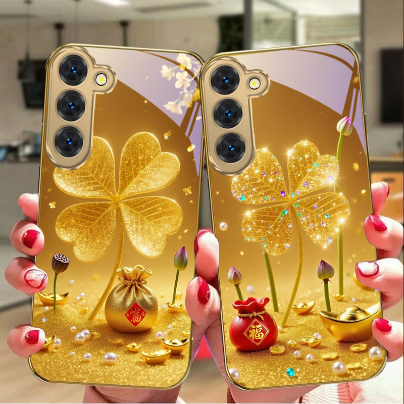 A huge golden clover For Samsu - Phone Cases Samsung S25 Fe 리뷰 및 가격