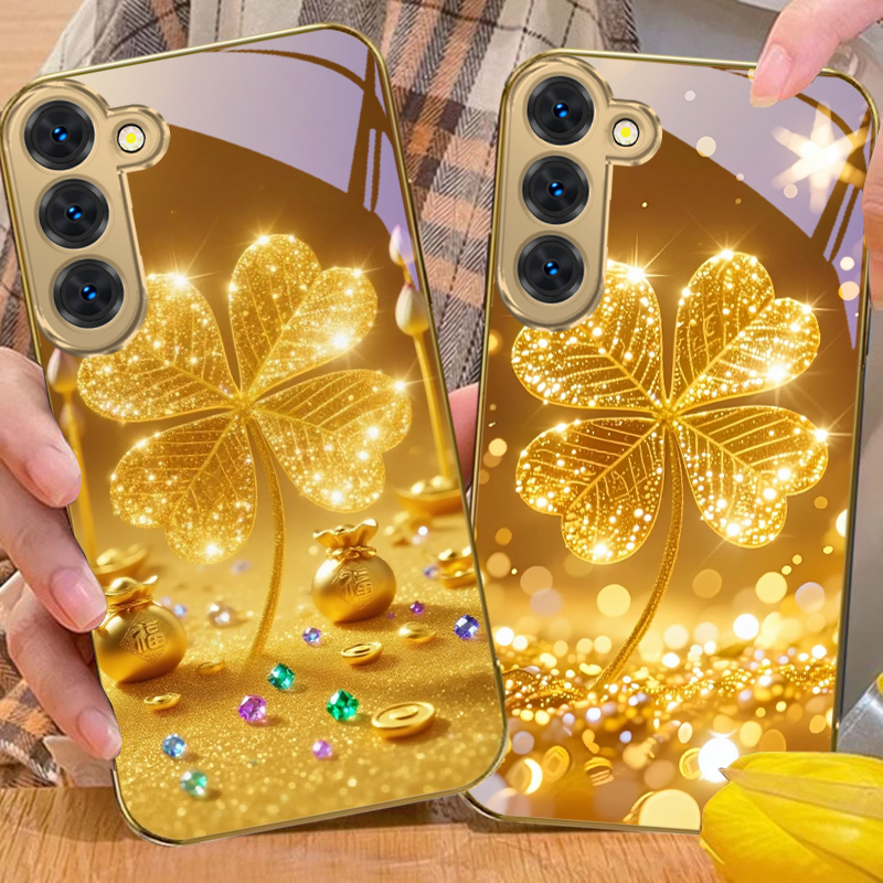 A huge golden clover For Samsu - Phone Cases Samsung S25 Fe 리뷰 및 가격
