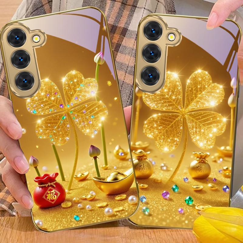 A huge golden clover For Samsu - Phone Cases Samsung S25 Fe 리뷰 및 가격
