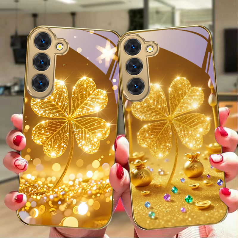 A huge golden clover For Samsu - Phone Cases Samsung S25 Fe 리뷰 및 가격
