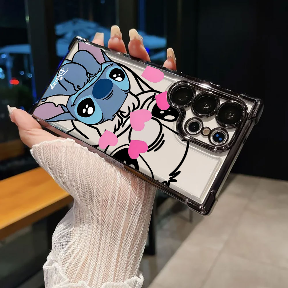 Stitch Line Background Silicon - Phone Cases Samsung S25 Fe 리뷰 및 가격