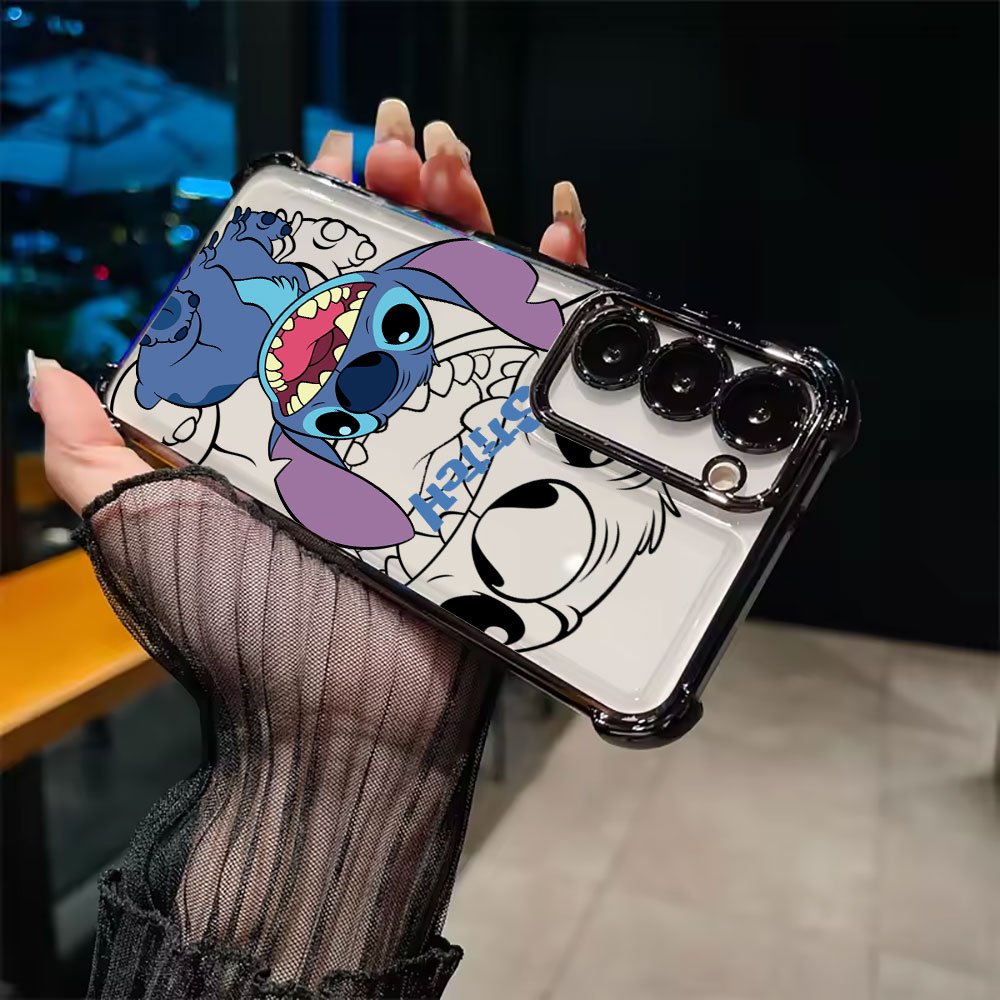 Stitch Line Background Silicon - Phone Cases Samsung S25 Fe 리뷰 및 가격
