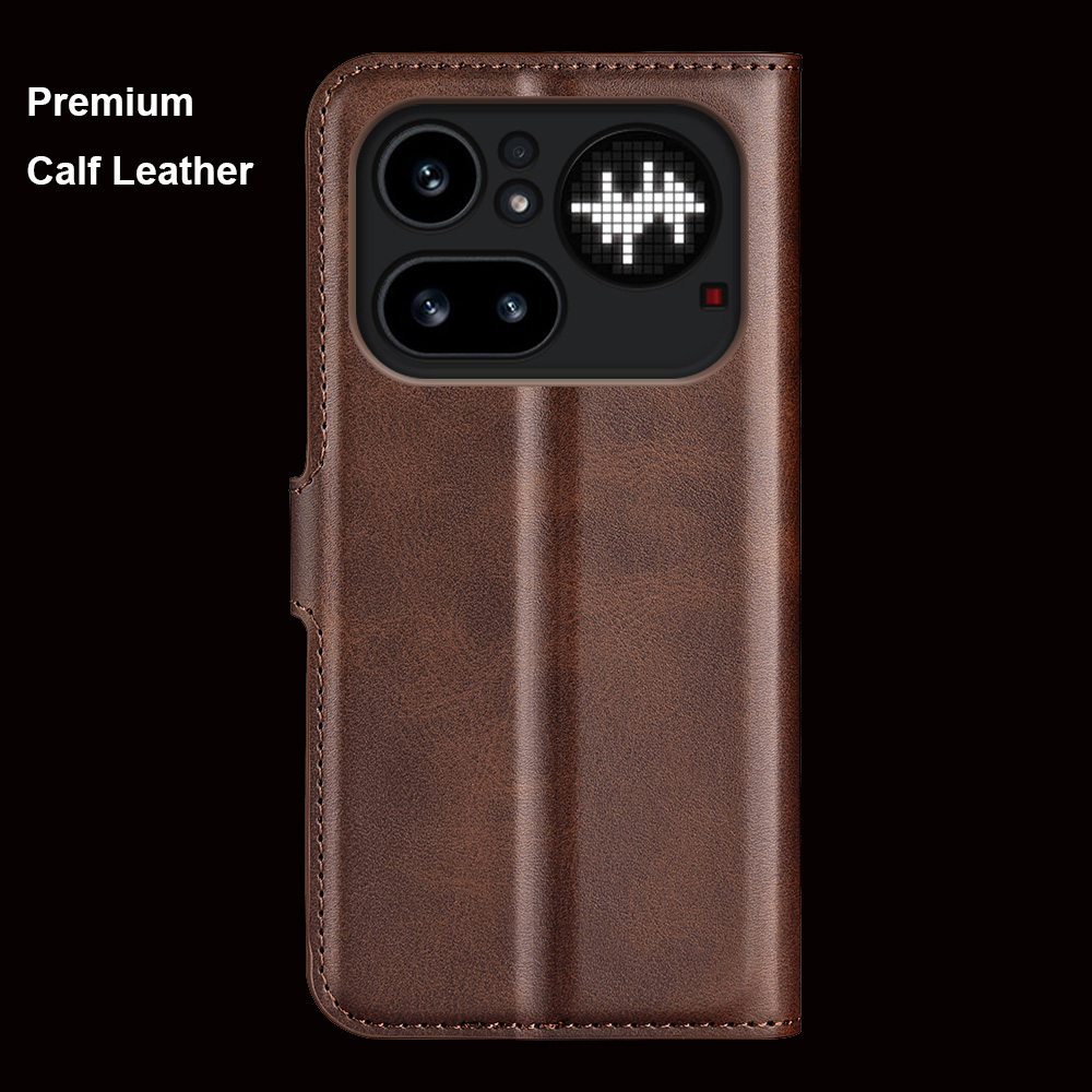 Premium Calf Leather Flip Case - Phone Cases Nothing 3A 리뷰 및 가격