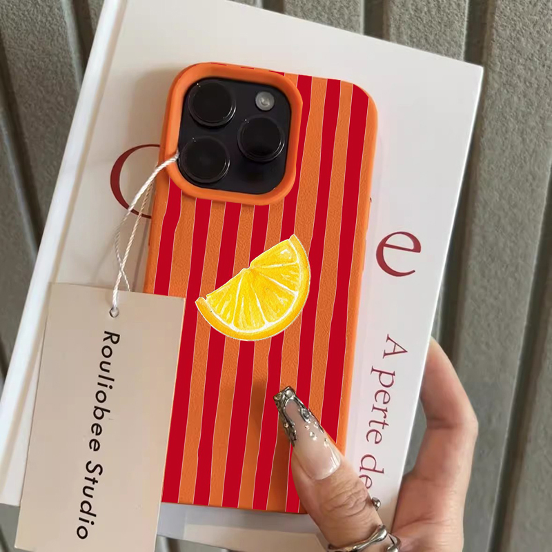 Fashion Lemon Pattern TPU Sili - Phone Cases For Iphone 16 리뷰 및 가격