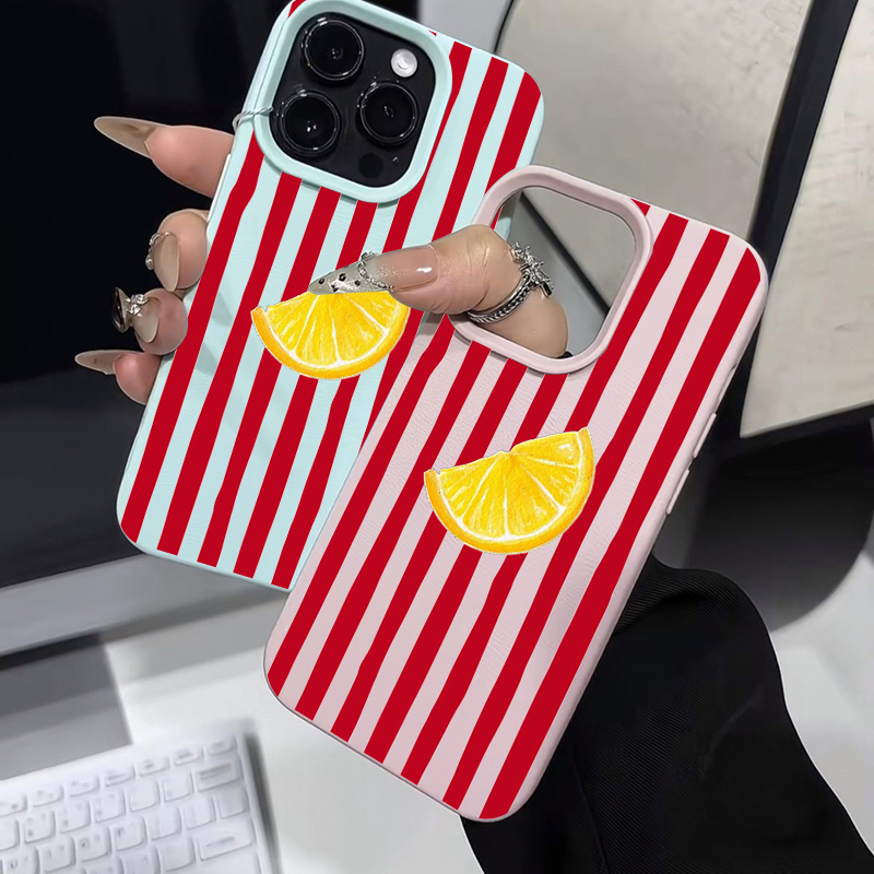 Fashion Lemon Pattern TPU Sili - Phone Cases For Iphone 16 리뷰 및 가격