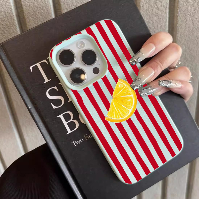 Fashion Lemon Pattern TPU Sili - Phone Cases For Iphone 16 리뷰 및 가격