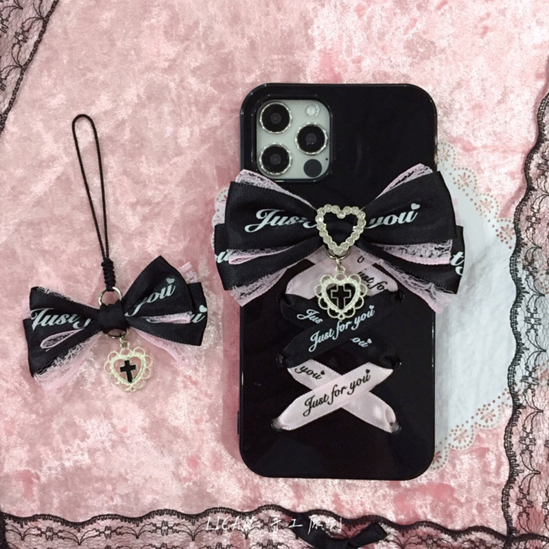 Jirai Kei Ribbon Bow Phone Cas - Phone Cases Liverpool 리뷰 및 가격