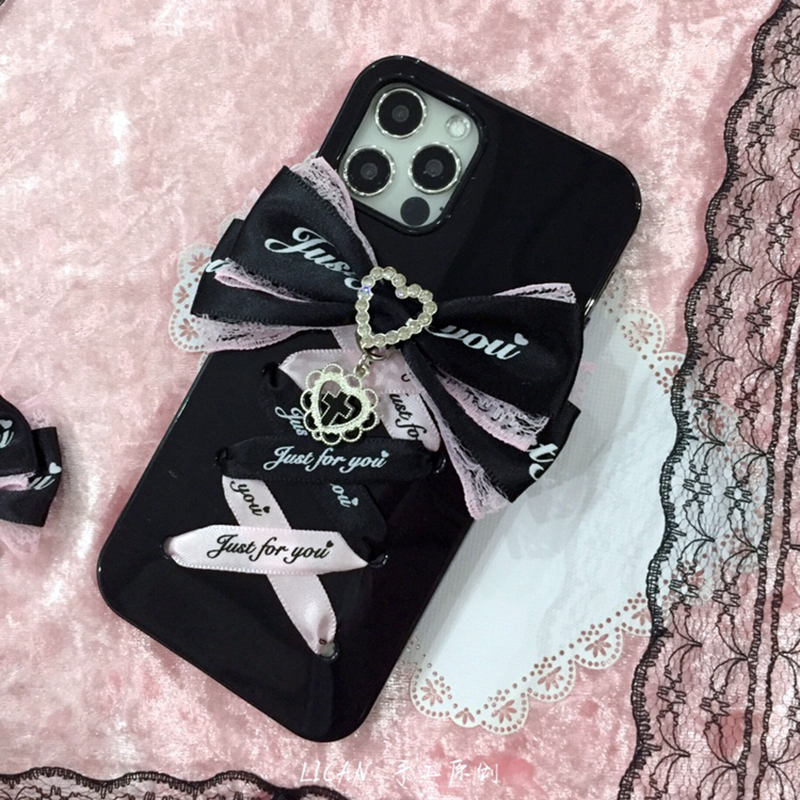Jirai Kei Ribbon Bow Phone Cas - Phone Cases Liverpool 리뷰 및 가격