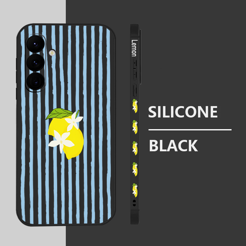 Stripe Lemon Print TPU Phone C - Phone Cases Samsung S25 Fe 리뷰 및 가격
