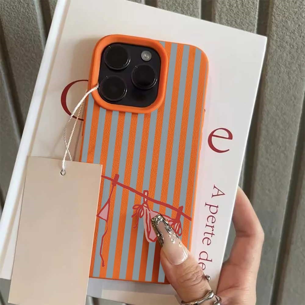 Blue White Striped Bikini Phon - Phone Cases Blue 리뷰 및 가격