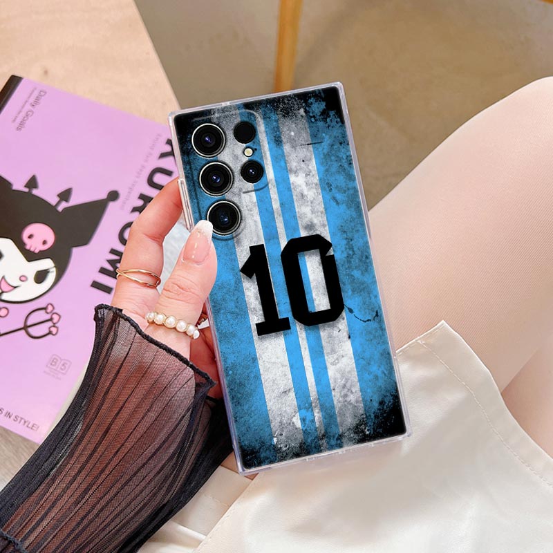Cool Football Number 10 Transp - Phone Cases Samsung S25 Fe 리뷰 및 가격