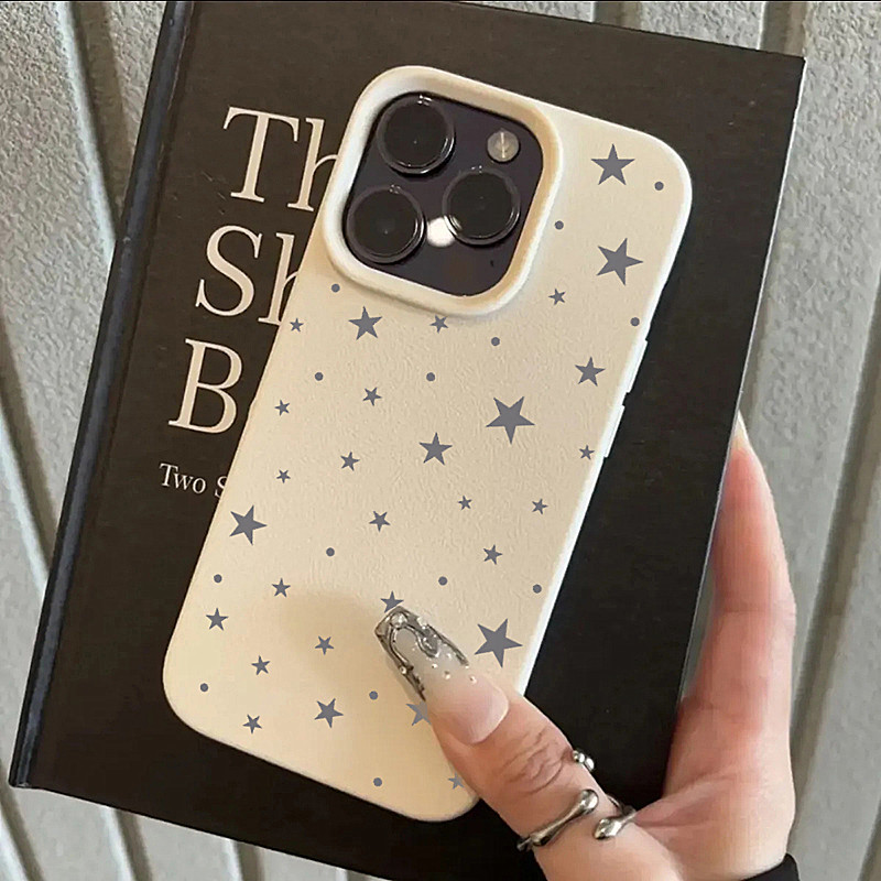 INS Gray Stars Phone Case for  - Phone Cases Blue 리뷰 및 가격
