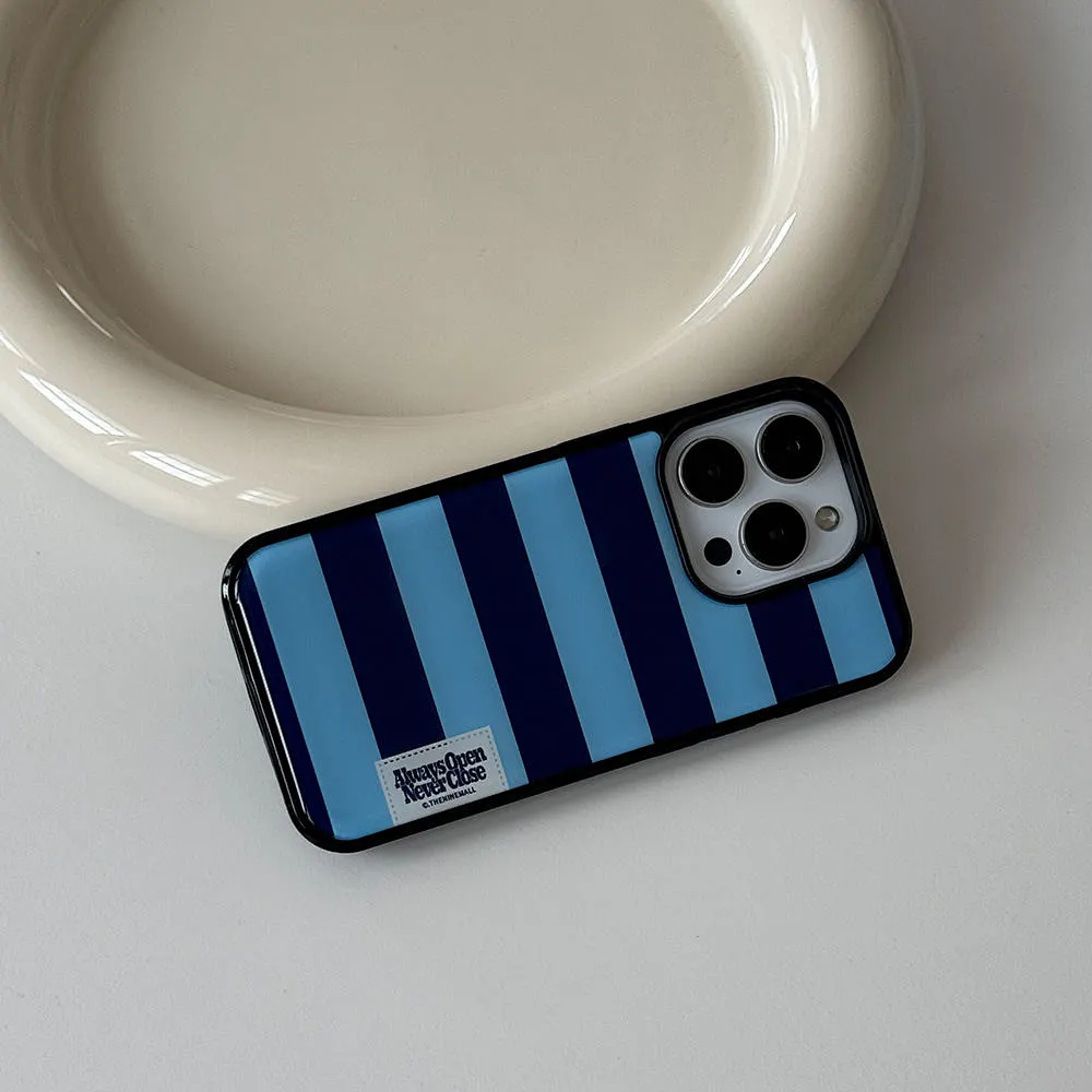 Korean Ins Summer Full Screen  - Phone Cases Blue 리뷰 및 가격
