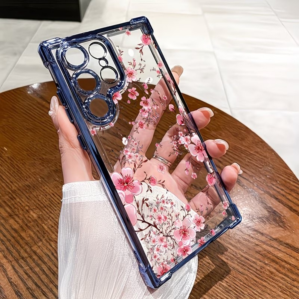 Cherry Blossom Electroplated F - Phone Cases Samsung S25 Fe 리뷰 및 가격