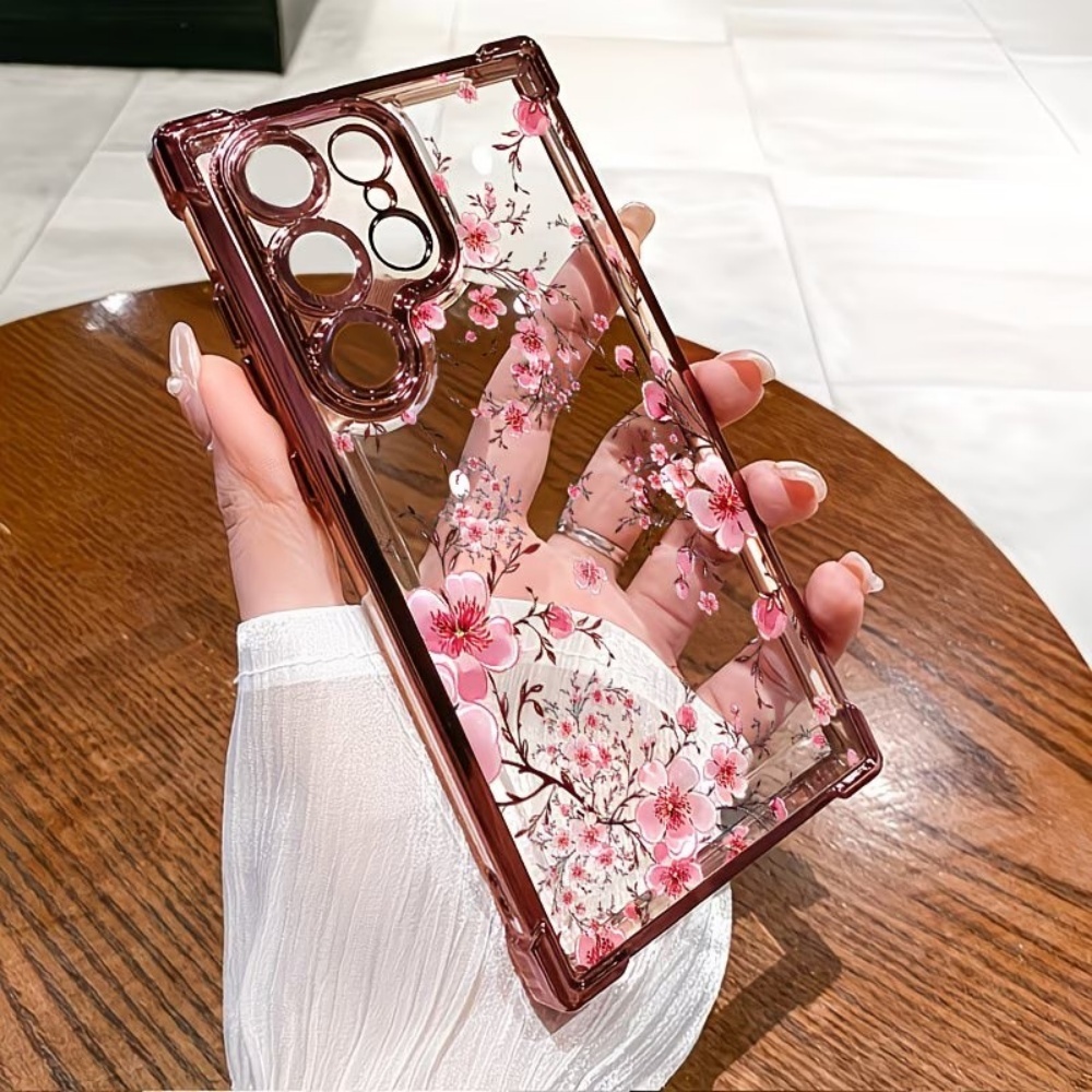 Cherry Blossom Electroplated F - Phone Cases Samsung S25 Fe 리뷰 및 가격