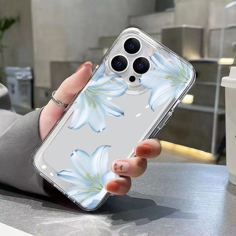 Fashion Exquisite White Lily F - Phone Cases For Iphone 16 리뷰 및 가격