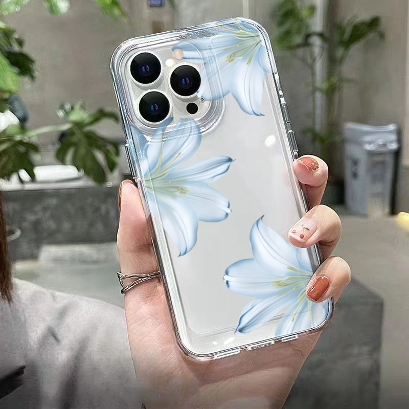 Fashion Exquisite White Lily F - Phone Cases For Iphone 16 리뷰 및 가격