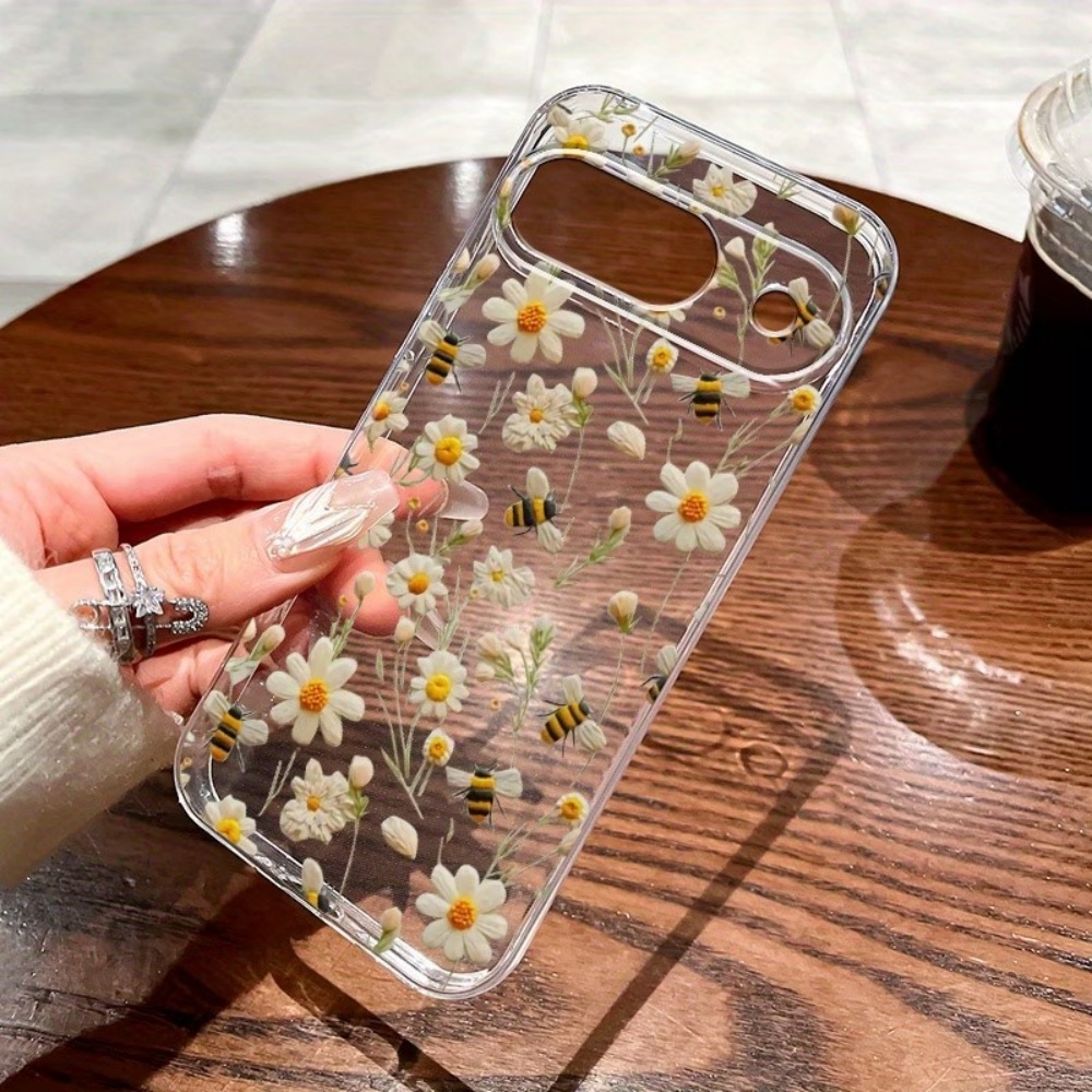 Cute Honeybee Flower Pattern S - Phone Cases Google Pixel 9 리뷰 및 가격