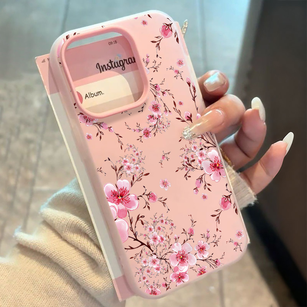 Pink Sakura Flower Pattern Pho - Phone Cases Samsung S25 Fe 리뷰 및 가격