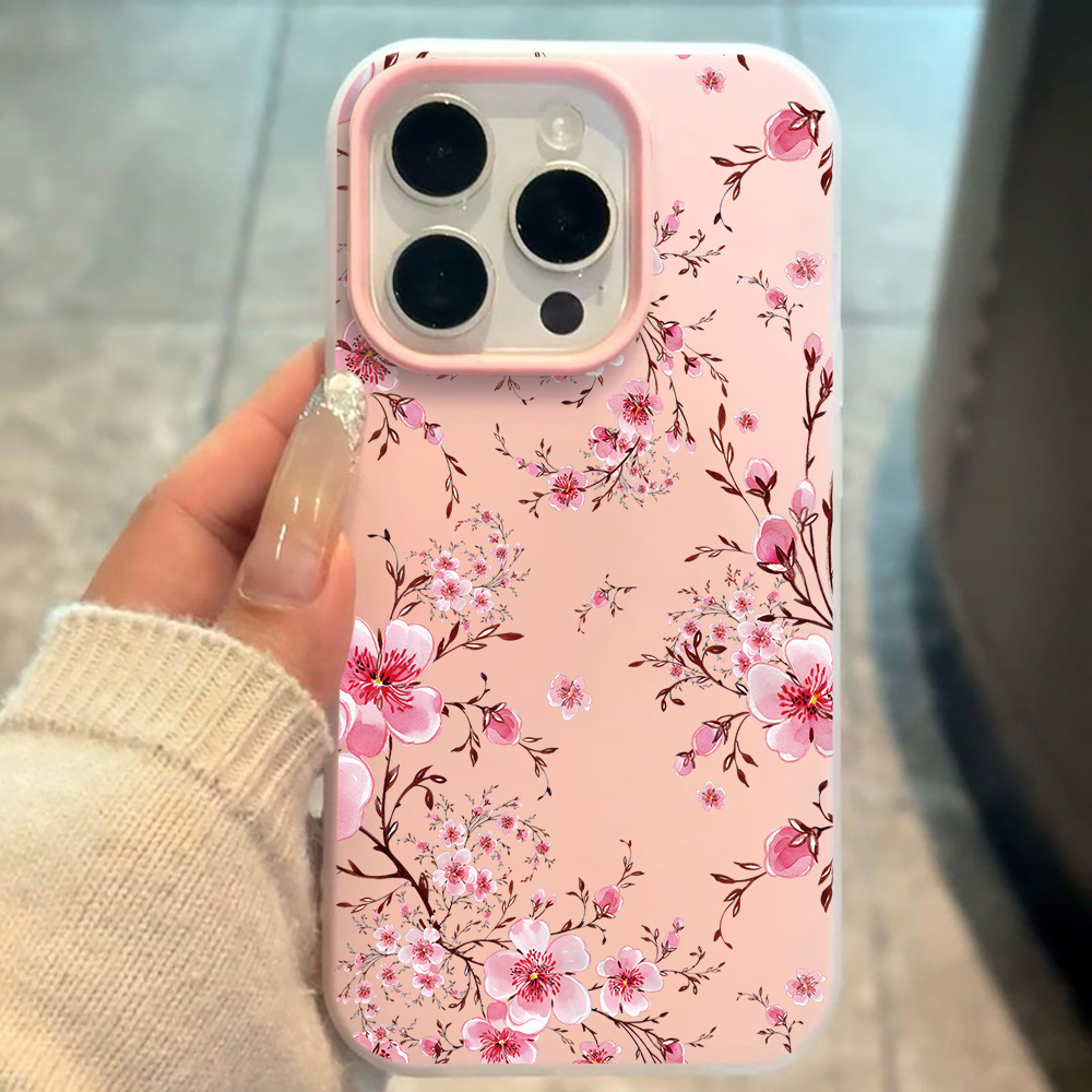 Pink Sakura Flower Pattern Pho - Phone Cases Samsung S25 Fe 리뷰 및 가격