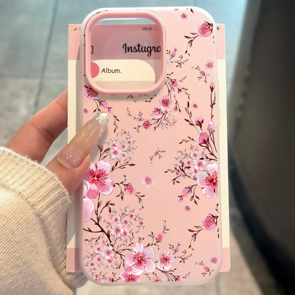Pink Sakura Flower Pattern Pho - Phone Cases Samsung S25 Fe 리뷰 및 가격