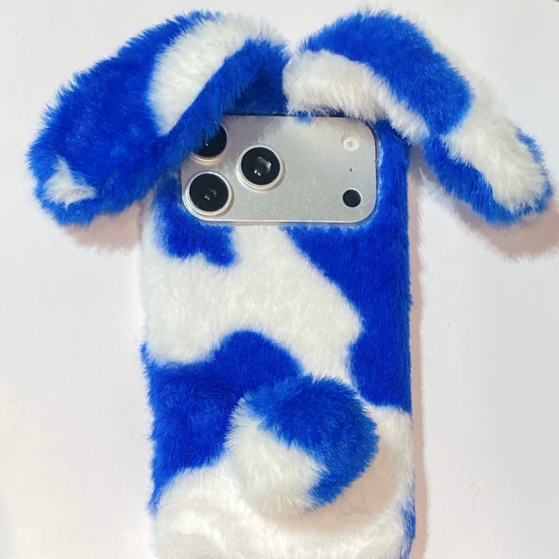 Cute Rabbit Design Fluffy Phon - Phone Cases Iphone 리뷰 및 가격