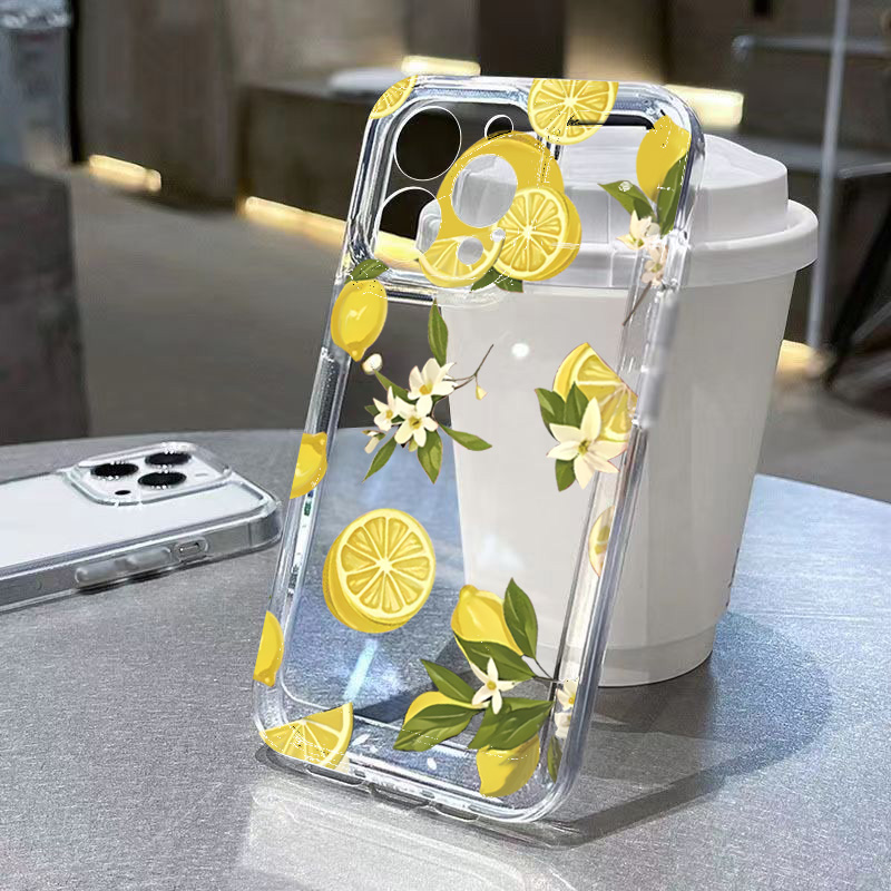 Summer Fruit Lemon Flower Clea - Phone Cases Samsung S25 Fe 리뷰 및 가격