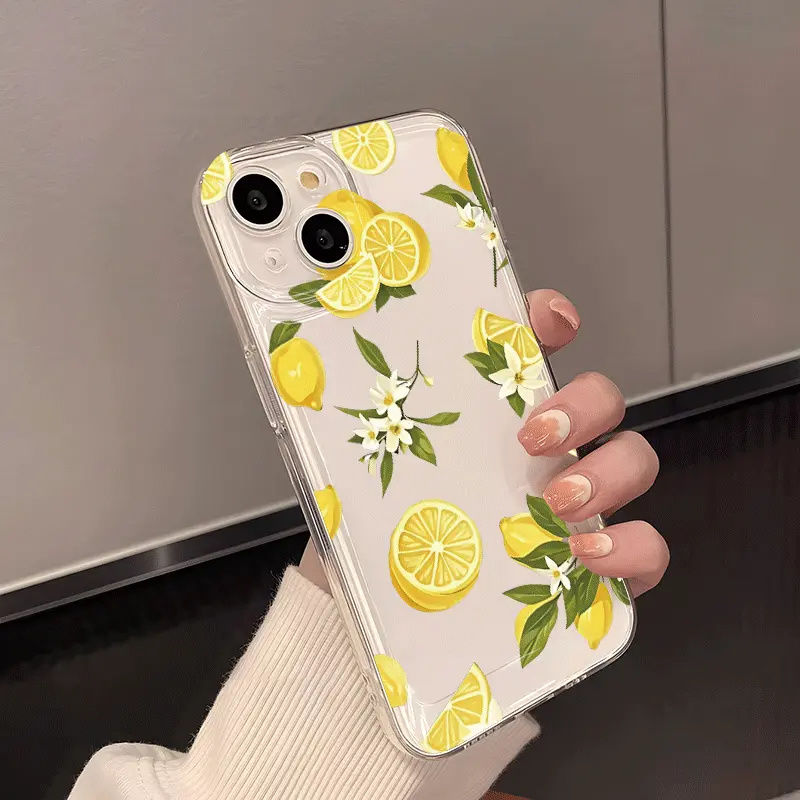Summer Fruit Lemon Flower Clea - Phone Cases Samsung S25 Fe 리뷰 및 가격