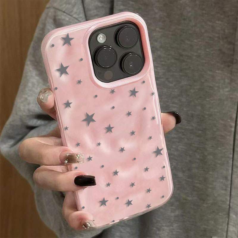 Minimalist Gray-Blue Star Wave - Phone Cases Blue 리뷰 및 가격
