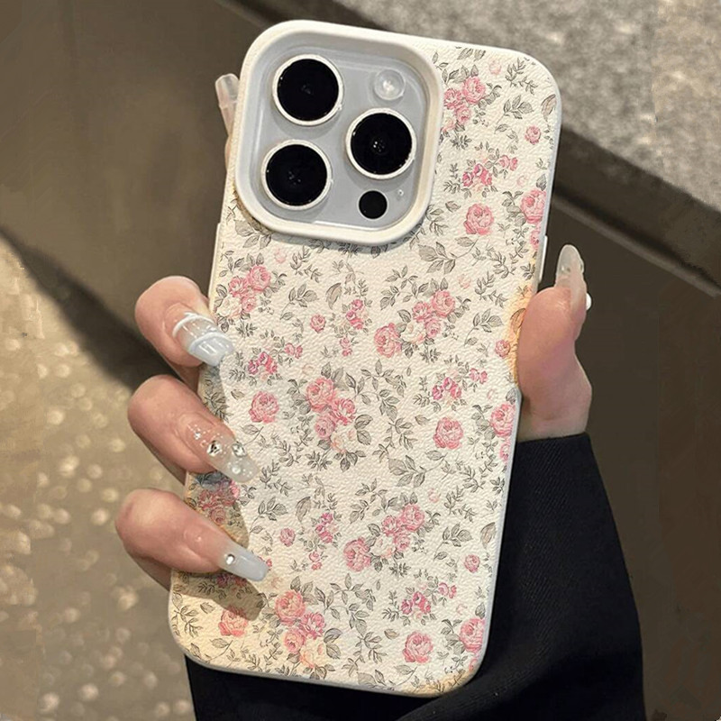 Adorable Girl Floral White Cla - Phone Cases Blue 리뷰 및 가격