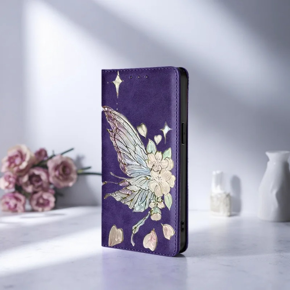 Painted Magnetic Flip Leather  - Phone Cases Samsung S25 Fe 리뷰 및 가격