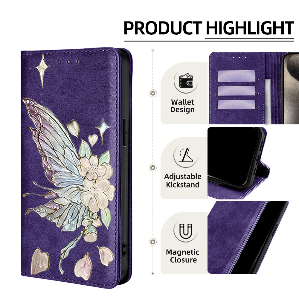 Painted Magnetic Flip Leather  - Phone Cases Samsung S25 Fe 리뷰 및 가격